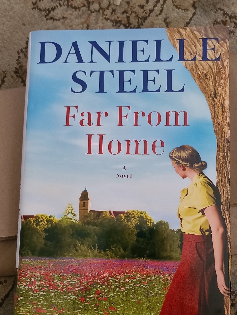 Danielle Steel Far From Home - Yellow & Red Paperback Novel